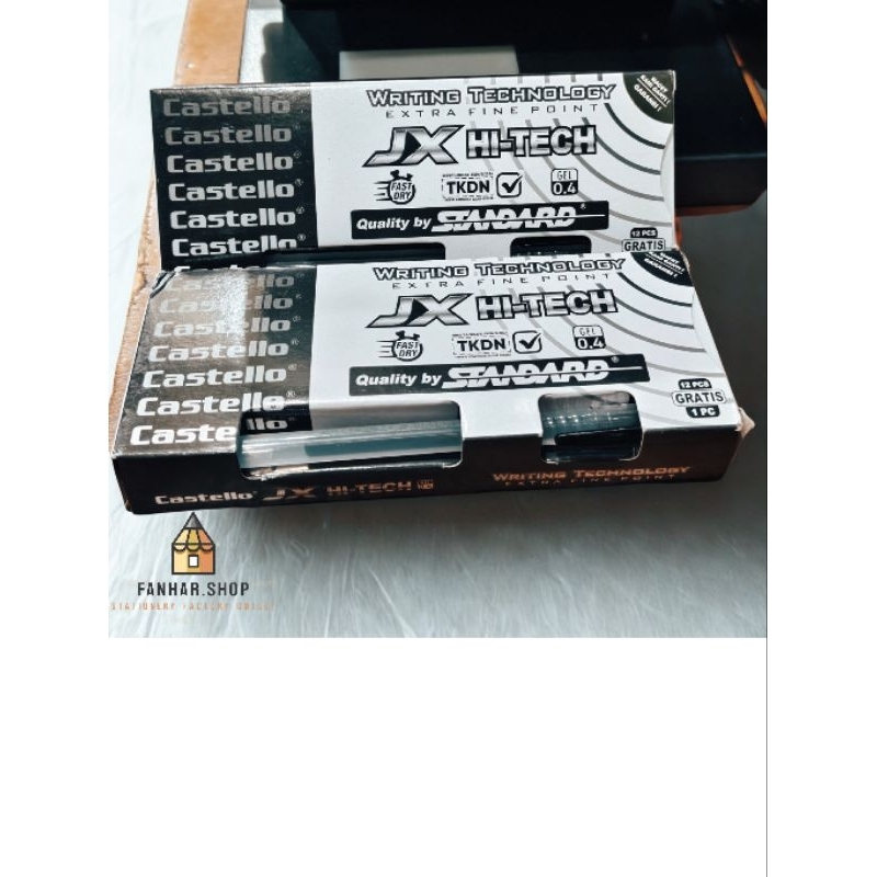 

Pulpen Hi Tech Standard Castello 0.4mm isi 12 + 1 tajam