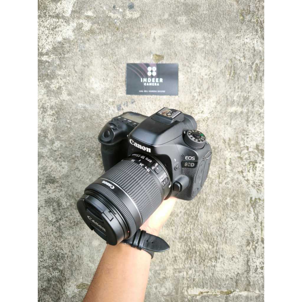 CANON EOS 80D BODY ONLY  BO MULUS SECOND NORMAL  ( GARANSI TOKO )  ✅ BUKAN 50D 70D 60D 7D 80D 90D