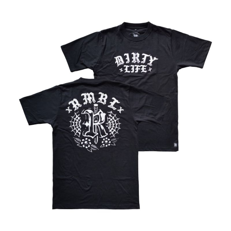 RMBL KAOS / TSHIRT RUMBLE DIRTY LIFE / TS RDL BK