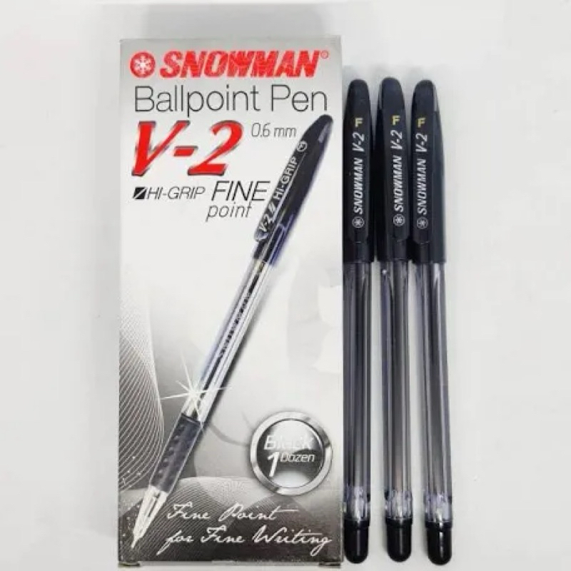 

Pulpen Snowman V-2 Hitam