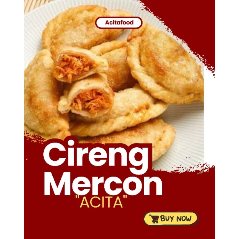 

Cireng Mercon Cireng isi ayam pedas 10 pcs