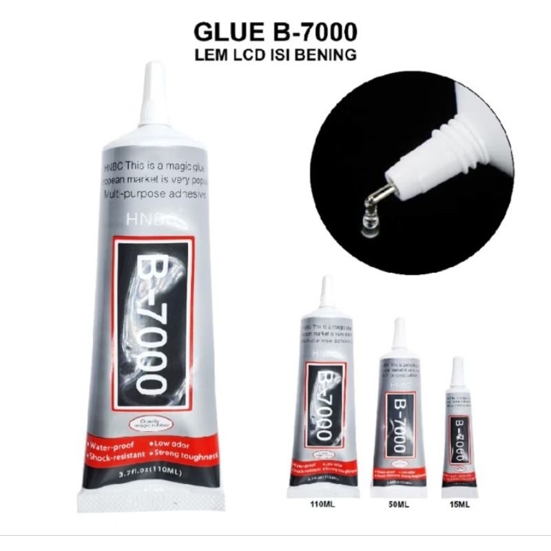 

LEM LCD/LEM BACKDOR LEM SERBA GUNA B7000 BENING 15ML, 50ML, 110ML