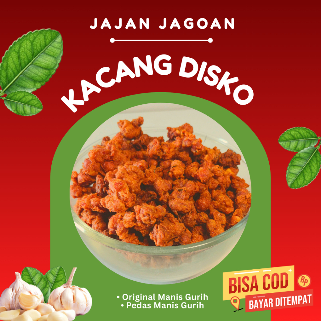 

Kacang Disko Daun Jeruk Original dan Pedas, Renyah, Gurih, dan Lezat - Jajan Jagoan