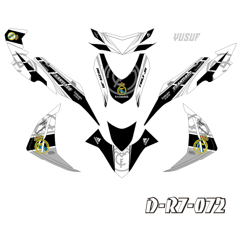 Decal Stiker Mio M3 Mio Z Dekal Variasi Stiker Striping Fullbody transformers