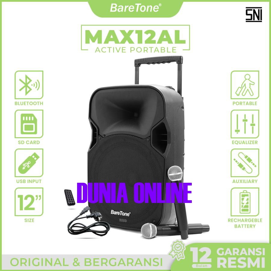 Speaker Portable Meeting Baretone Max12Al 12inch baretone max12 al baretone max 12 al Original