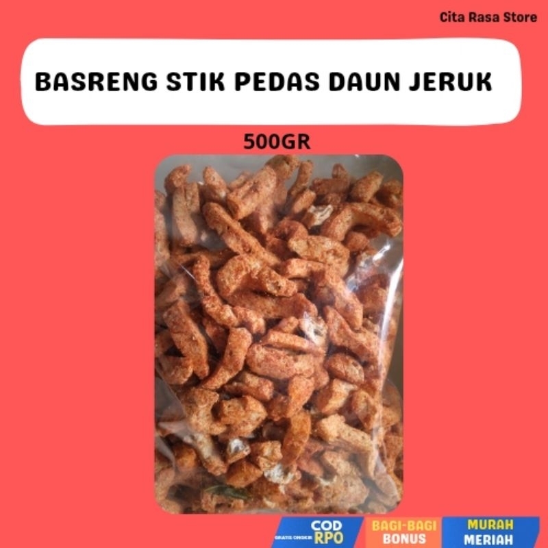 

COD BASRENG PEDAS DAUN JERUK 500GR SUPER RENYAH BUMBU MELIMPAH/ BASRENG CIKRUH