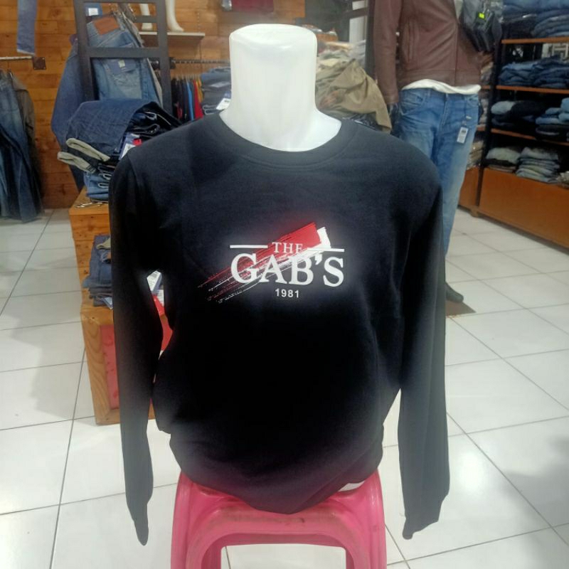 Switer kaos Pria Original GABRIELLE (Hitam, Hijau)