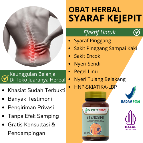 Obat Saraf Kejepit Syaraf Kejepit Encok Sakit Pinggang Tangan Rematik Asam Urat Flu Tulang Paling Am
