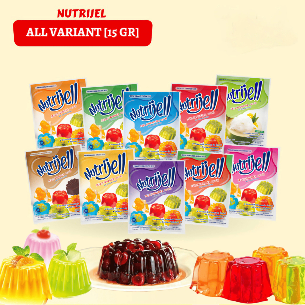 

Nutrijell Swalow Rajawali Agar Jelly Powder Pudding Agar Agar Rasa Mangga Melon Strawberry Cincau Plain Kelapa Muda Anggur Leci 15gr