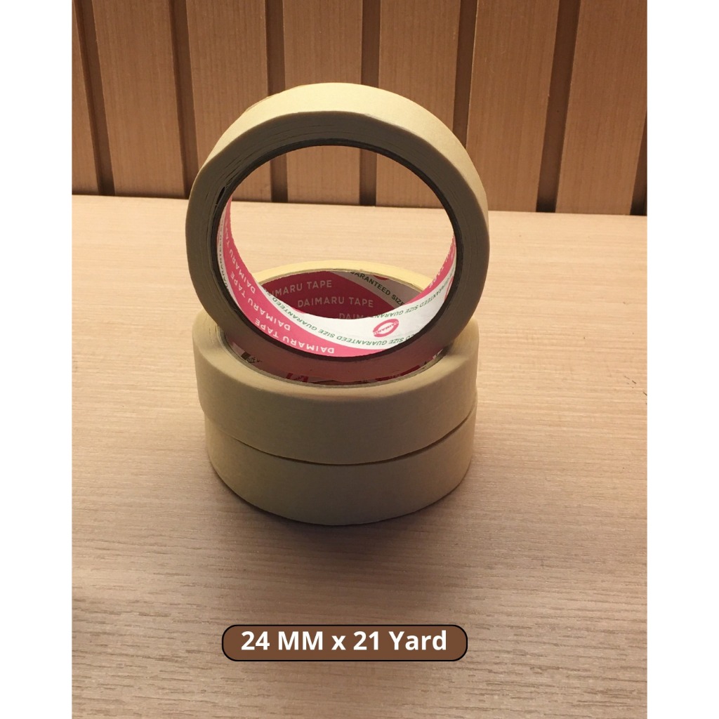 

LAKBAN KERTAS / MASKING DAIMARU 1INC X 21 YARD PER PCS