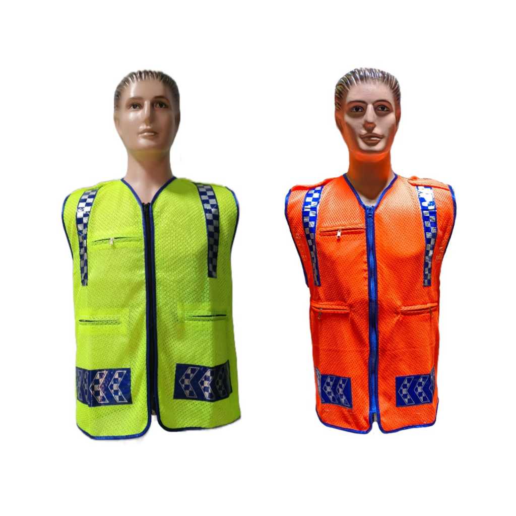 Rompi Jaring Polos / Rompi Safety / Rompi Parkir