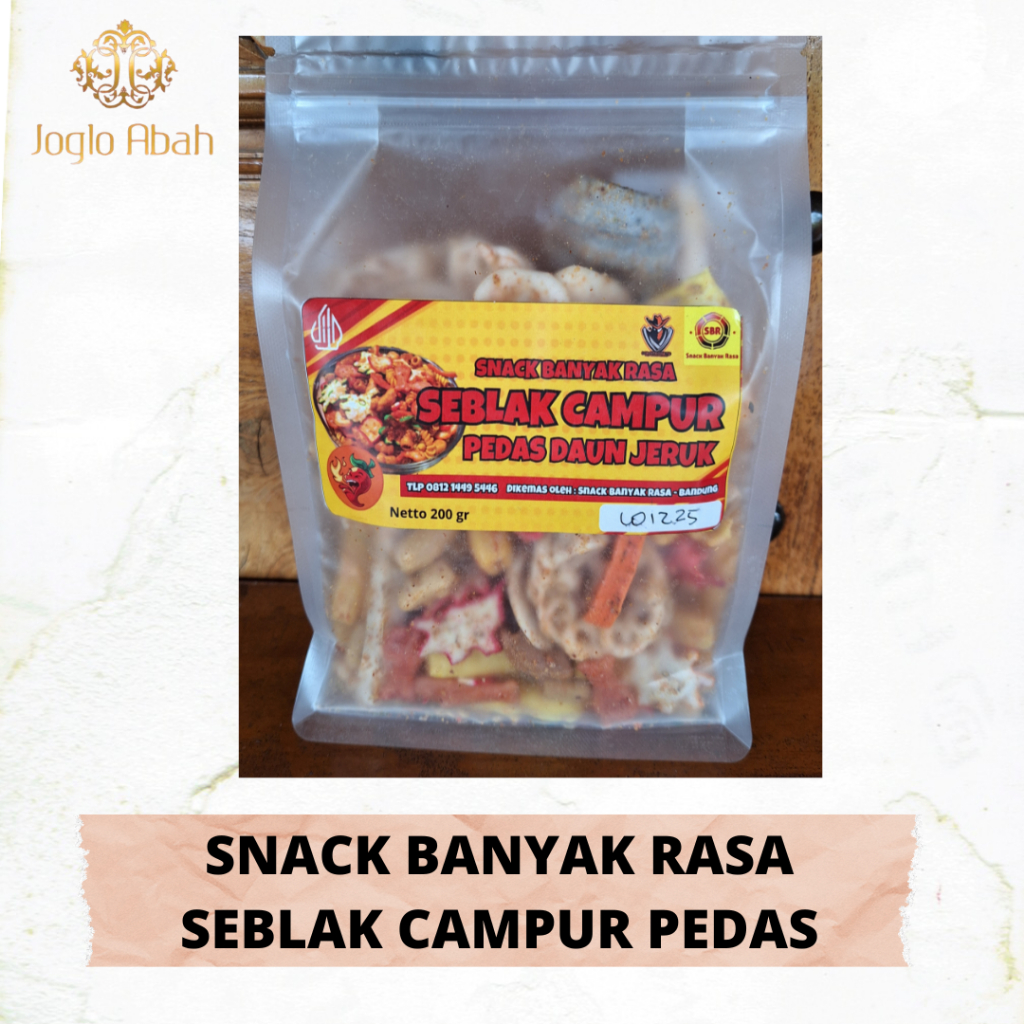 

Snack Banyak Rasa - Seblak Campur Pedas Renyah Gurih - Joglo Abah