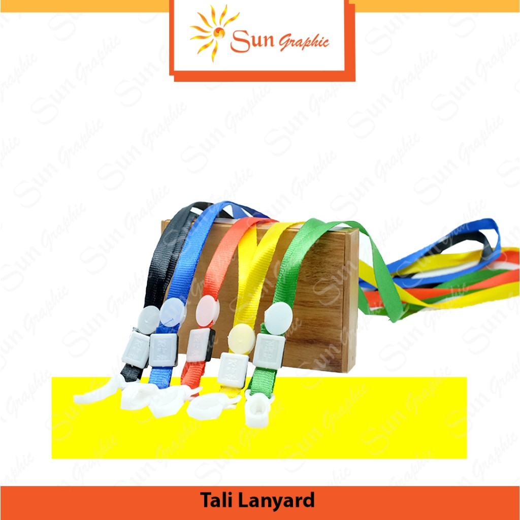 

Tali lanyard tali ID card serat poliester Tali tag nama ID card - Sun Graphic