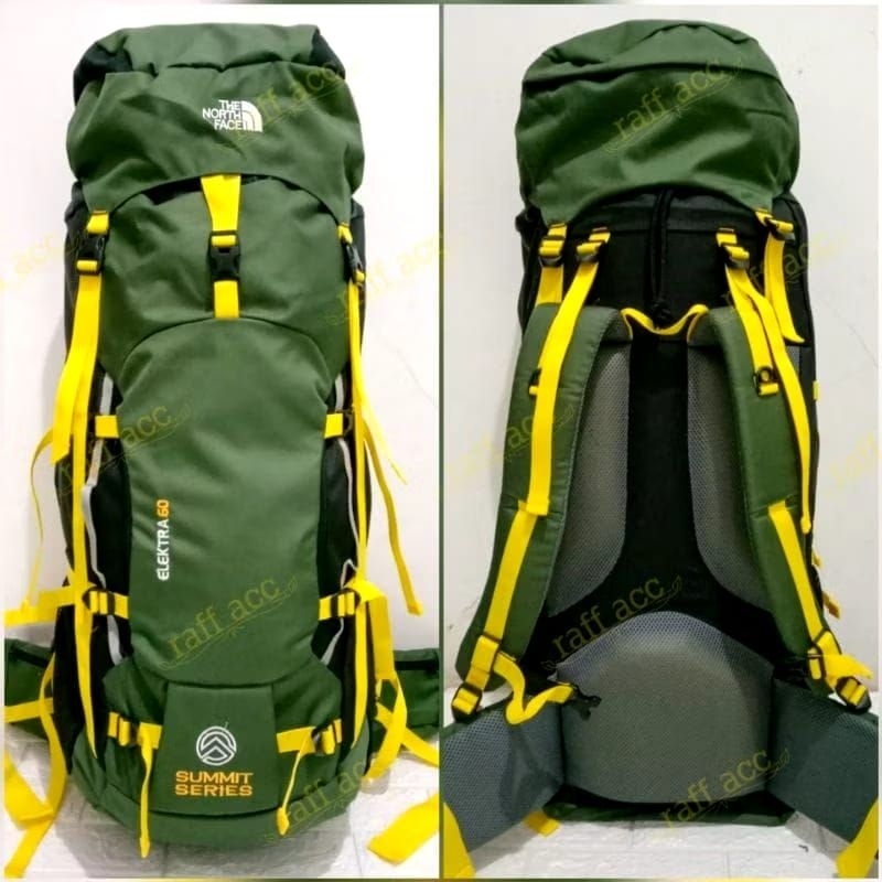 Carrier 60L Rangka Besi – Tas Gunung Single Frame Outdoor Naik Gunung - Carrier 60L Tas Gunung Outdo