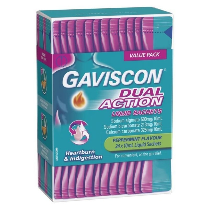 

Gaviscon Dual Action 12 Sachet / 24 Sachet