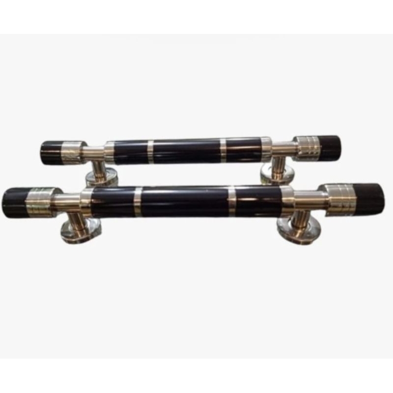 Handle Tarikan Pintu Stainless Motif BARBEL / Pegangan Pintu / Gagang Pintu 35 Cm