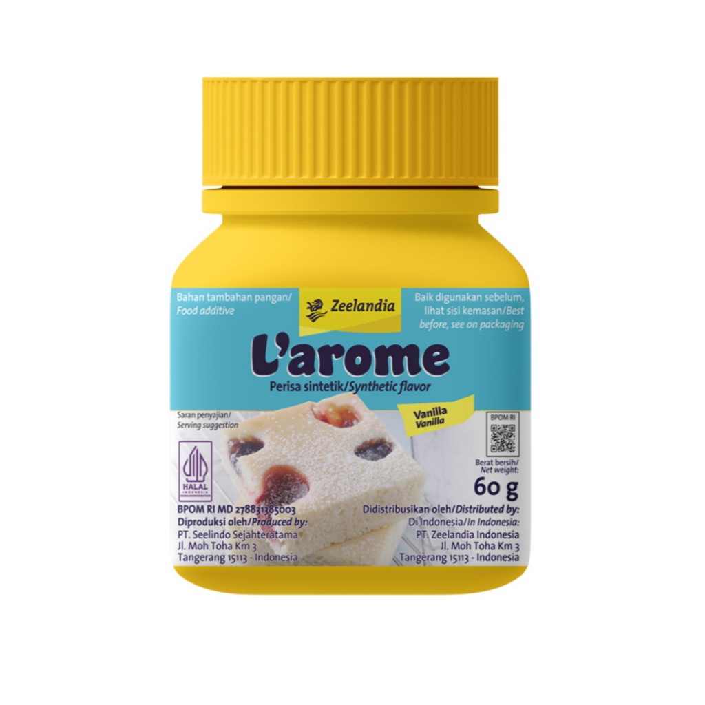 Zeelandia L'AROME VANILLA LIQUID PASTA 60 Gr