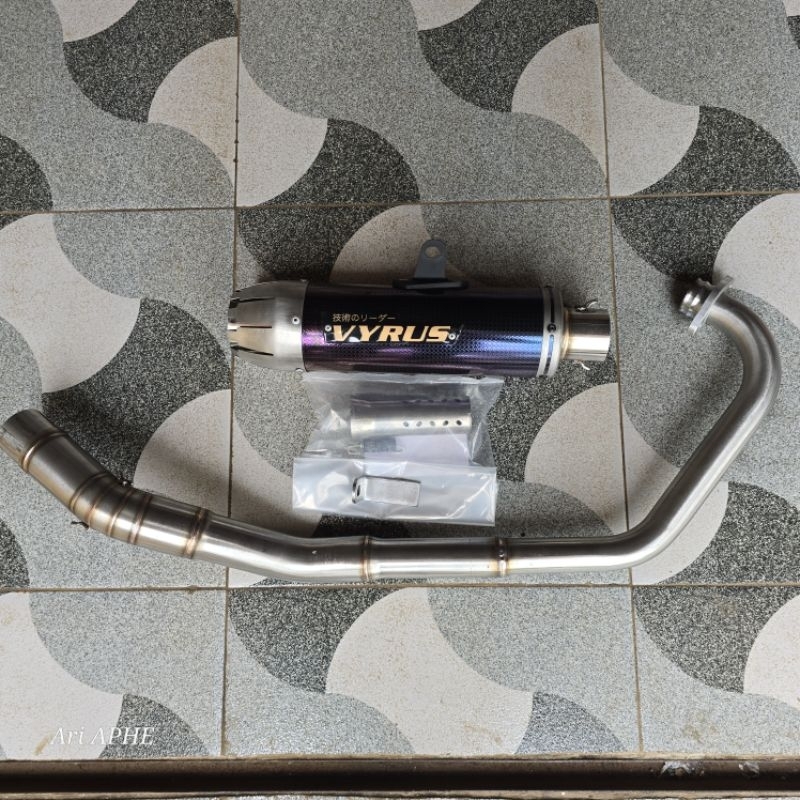 PROMO knalpot VYRUS F16 by R9 original OLD CB150R cb 150 r K15 fullsystem