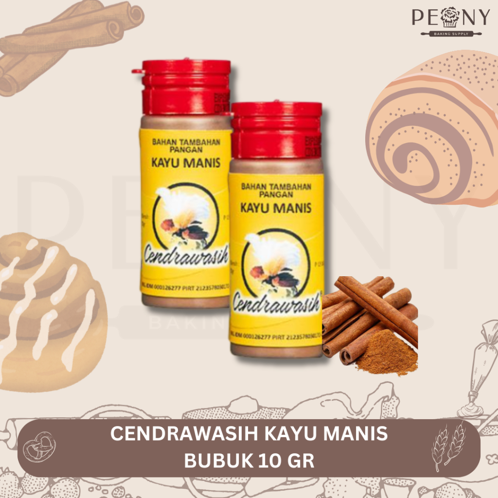 

CENDRAWASIH BUBUK KAYU MANIS KEMASAN 10 GR/CINNAMON POWDER FOR FOOD