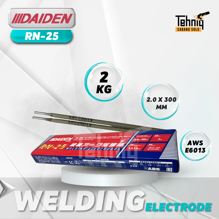 Daiden Kawat Electrode Daiden RN-25 E6013 | Kawat Las MMA  Daiden RN-25 E6013 | Kawat Electrode Daid