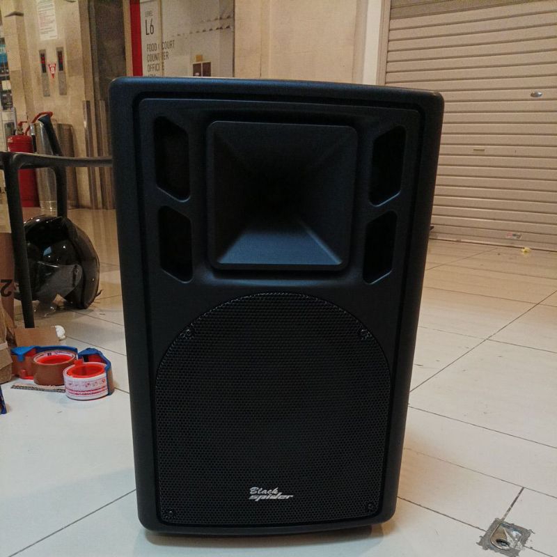speaker aktif black spider 10in
