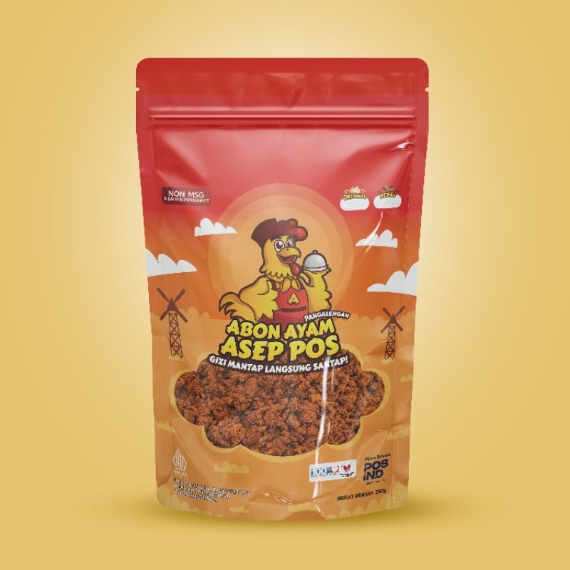 

Abon Ayam Asep Pos kemasan premium 250g