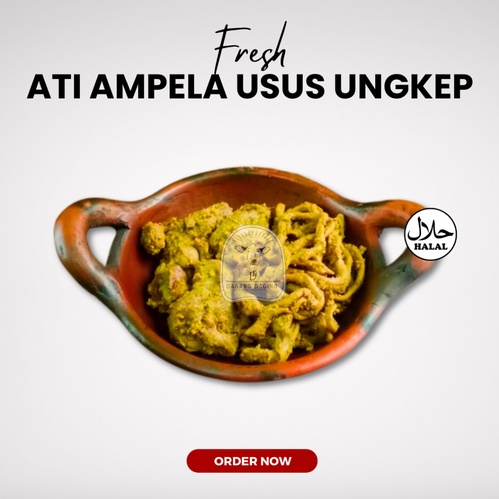 

Lauk Praktis Ati Ampela Usus Ungkep Bumbu Kuning Siap Goreng isi 5