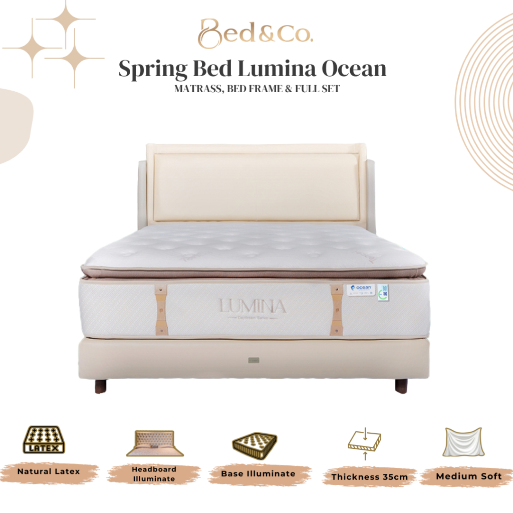 Spring Bed Matras Ocean Lumina Fullset