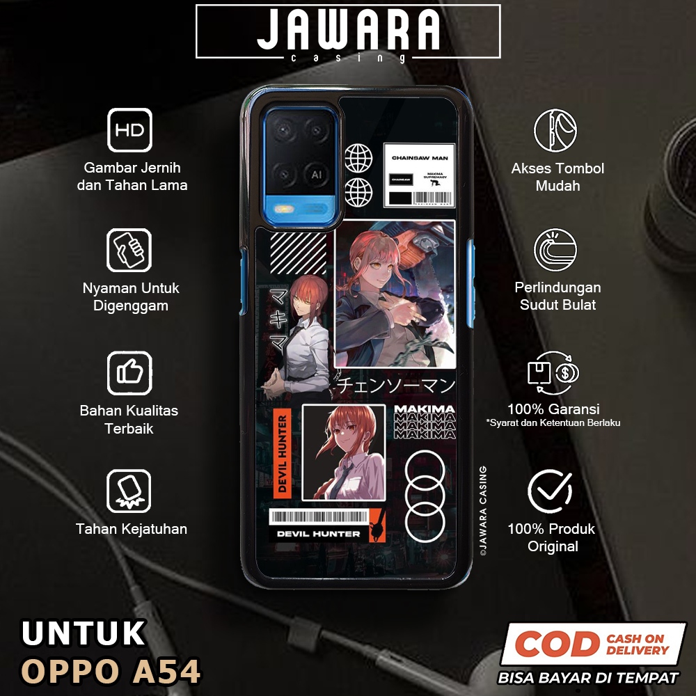 Case Oppo A54 Casing Oppo A54 [CHSW] Premium Case Glossy Case Hp Oppo Jawara Casing Hp Oppo A54 Cust