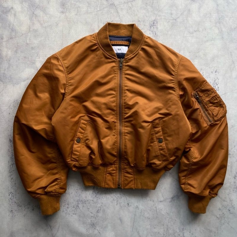 Bomber Jacket Boxy By SLY (mustard)