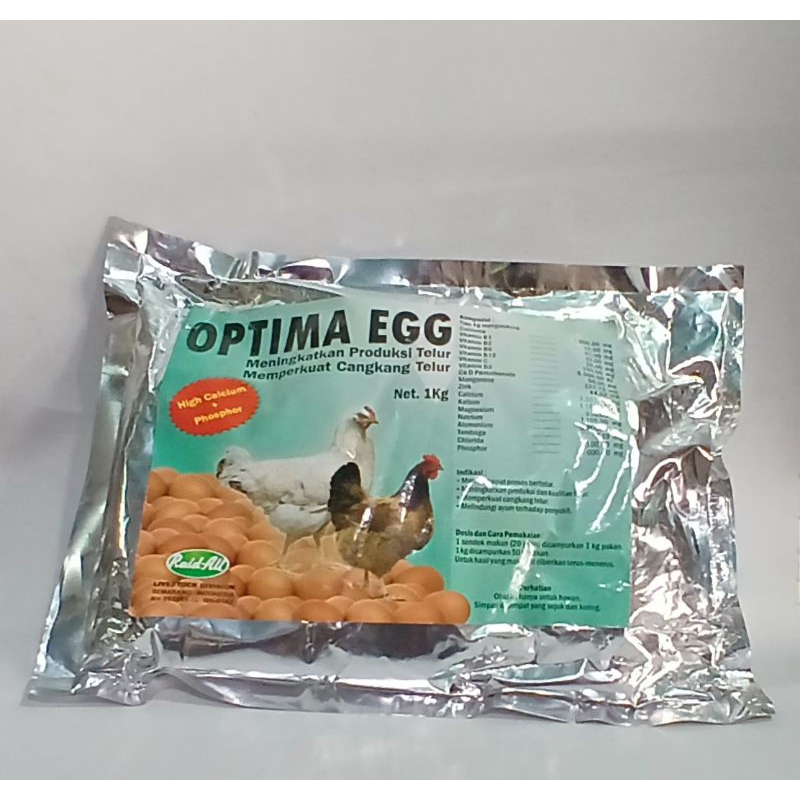 Optima Egg isi 1 kg perangsang ayam petelur besar dan banyak Meningkatkan kualitas telur  meningkatk