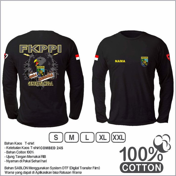KAOS GM LENGAN PANJANG TERBARU/FKPPI/GENERASI MUDA