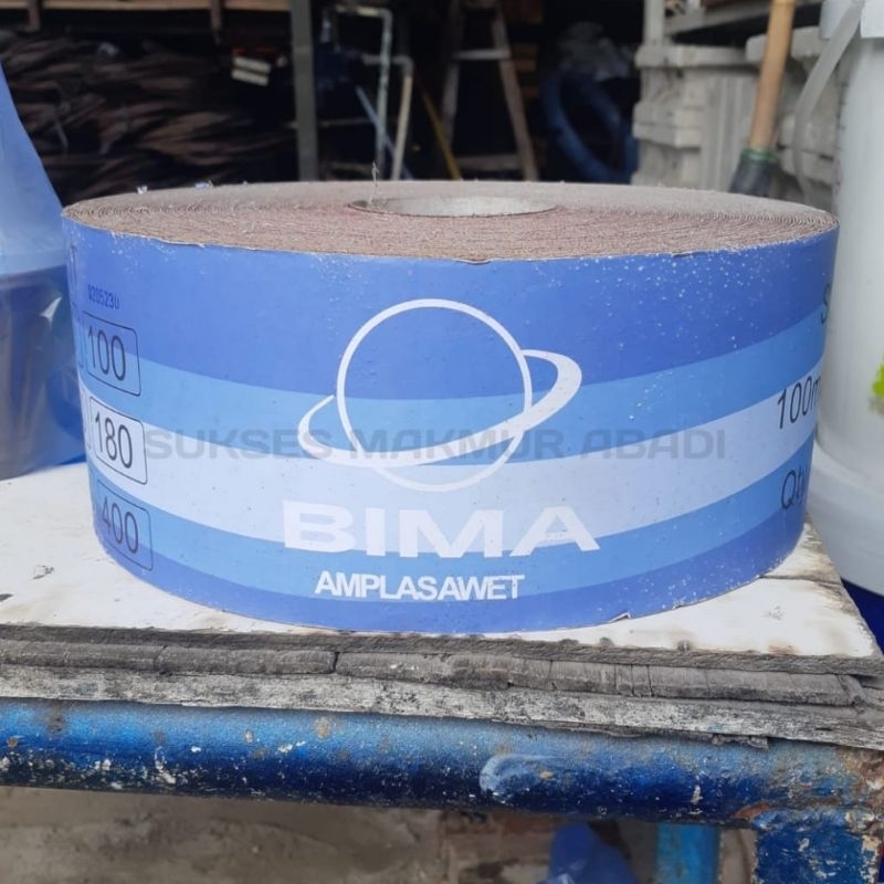 Amplas Roll 50 Meter/Amplas Roll Kain 50 Meter/Amplas Roll Merk Bima