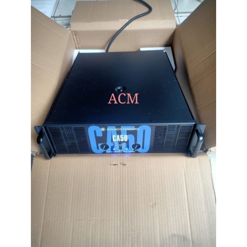 POWER AMPLIFIER SOUNDSTANDARD CA50 BODY PANJANG CA 50