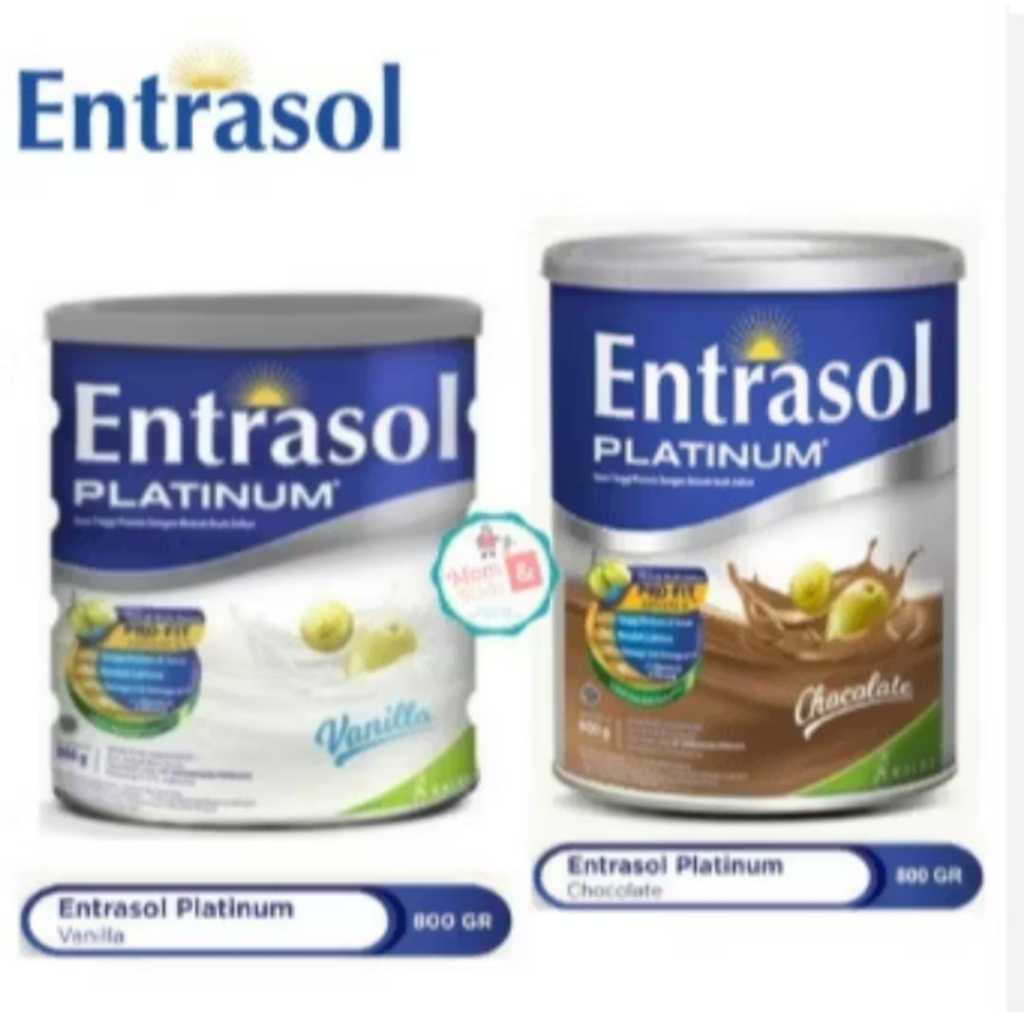 

ENTRASOL PLATINUM VANILA COKLAT 800GR SUSU DEWASA 800 GR