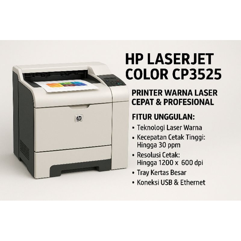 Printer hp LaserJet color cp3525