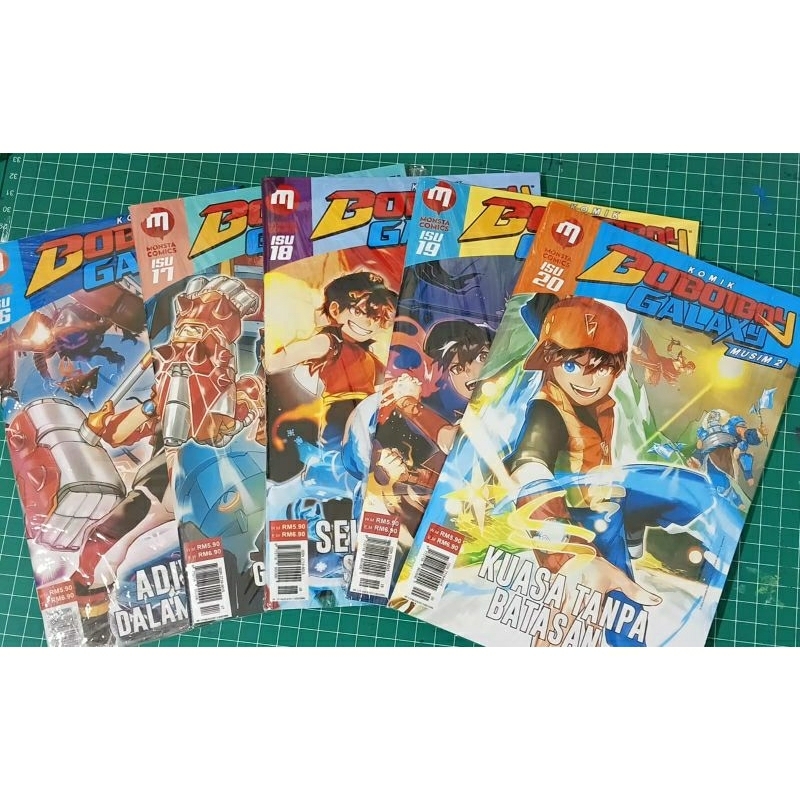 TERMURAH PAKET Bundling KOMIK BOBOIBOY GALAXY MUSIM 2 ISU 16, 17, 18, 19, 20 (5 BUKU)