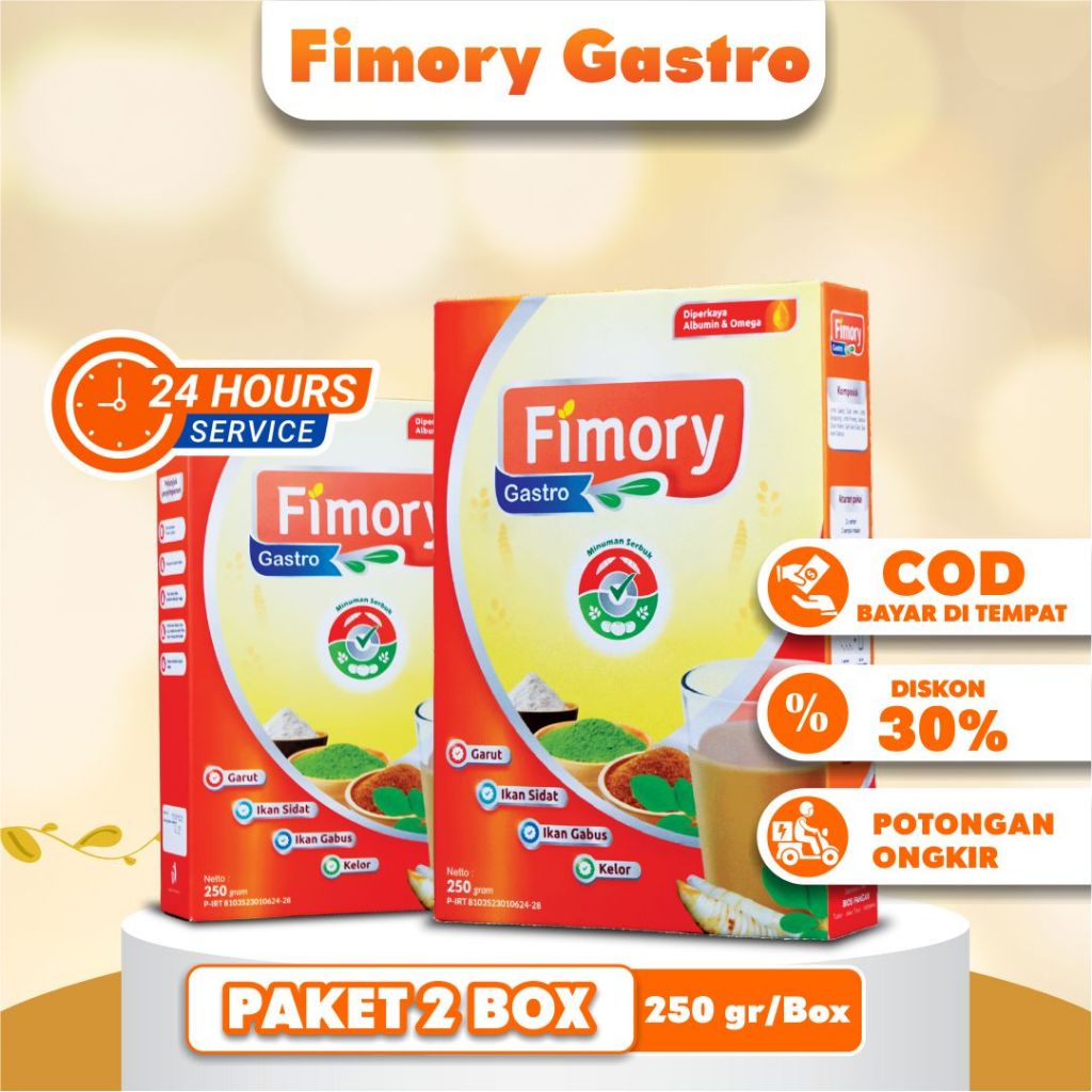 

Fimory Gastro Sereal Umbi Garut Ampuh Atasi Asam Lambung Gerd Maag Dan Tukak Lambung - 2 BOX