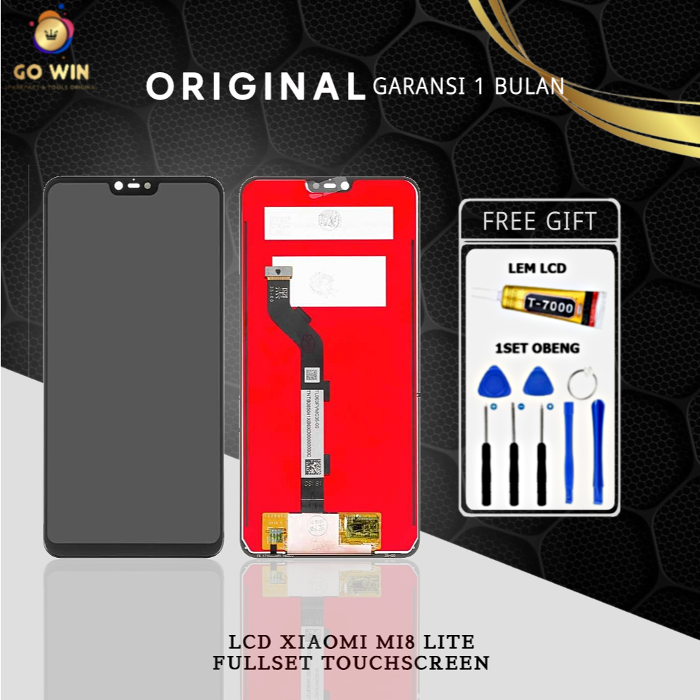 ORIGINAL LCD XIAOMI MI 8 LITE / MI8 LITE FULLSET TOUCHSCREEN
