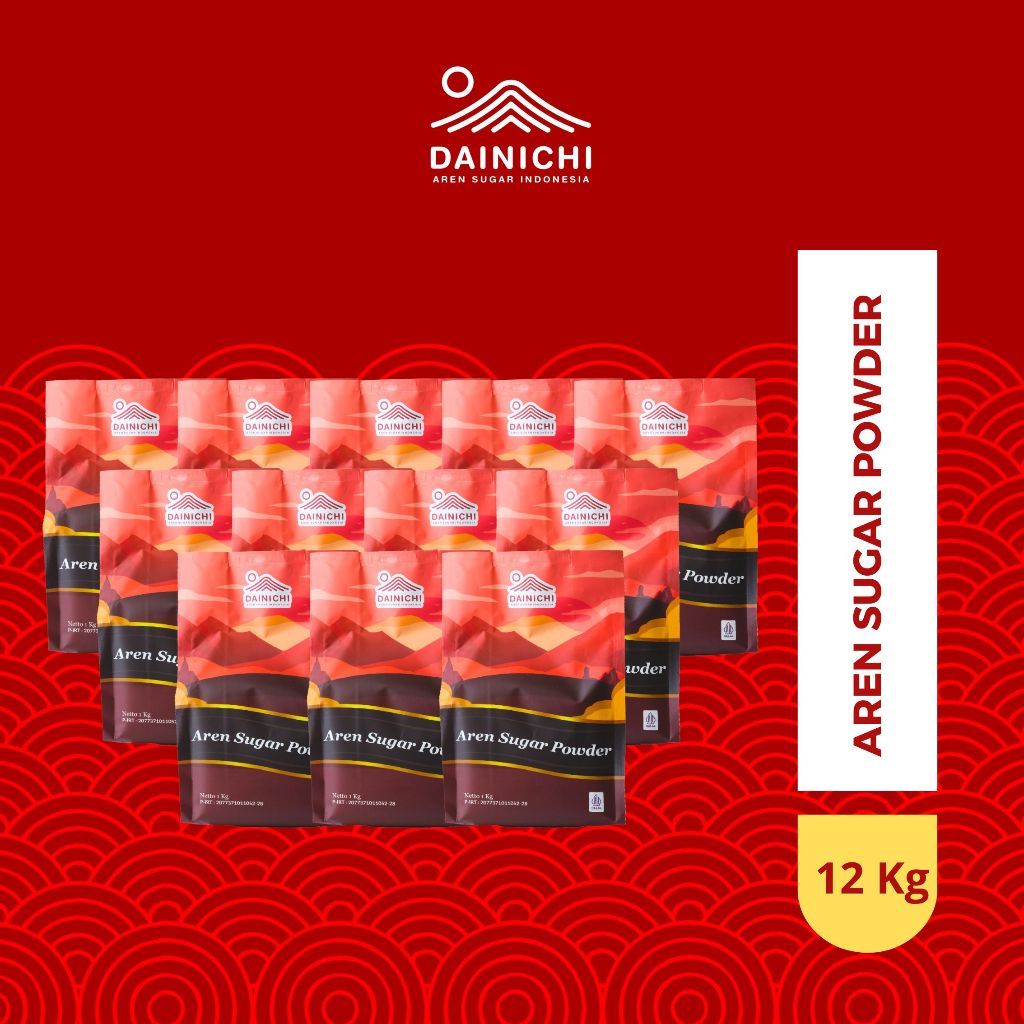 

DAINICHI Paket Gula Aren Bubuk 12 kg / Sugar Powder / Semut