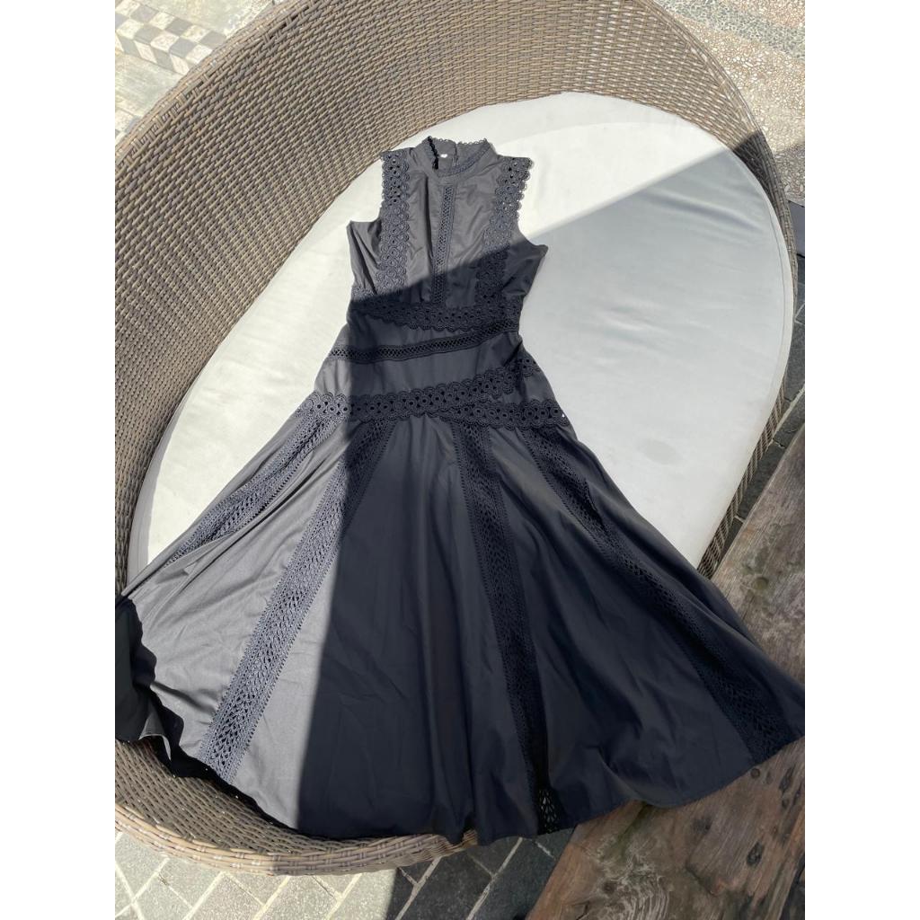 DRESS 4645 LONG DRESS WANITA DRESS BROKAT DRESS PESTA WANITA KOREA PREMIUM IMPORT