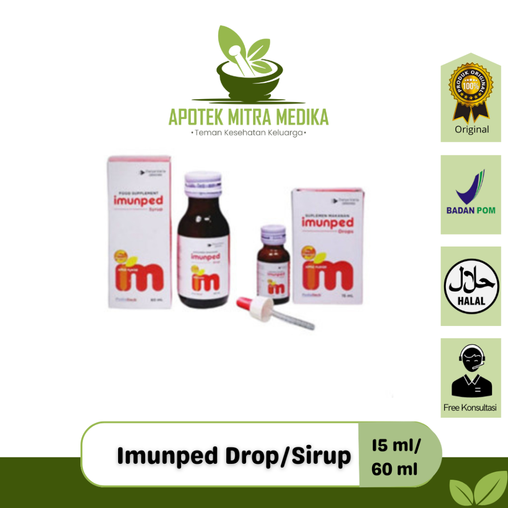 Imunped Drop 15ml - Imunped Sirup 60ml