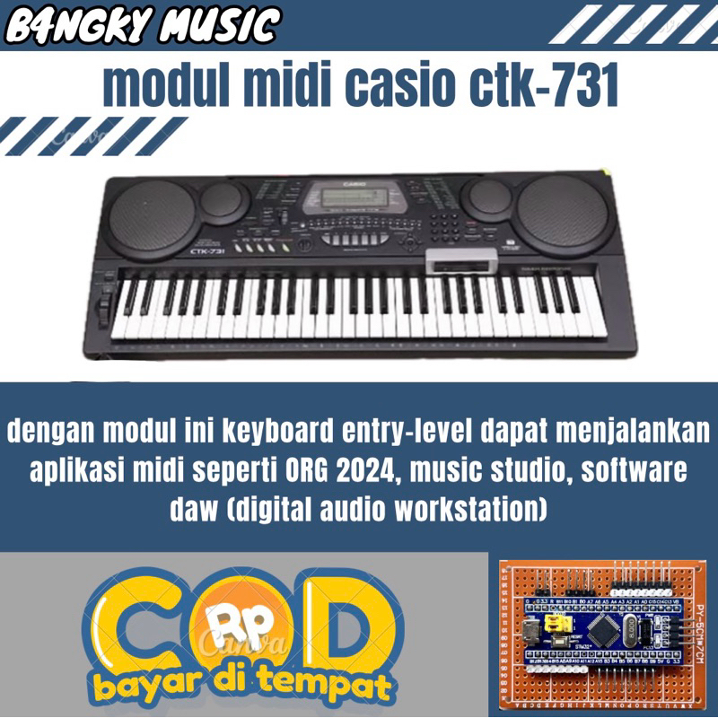 modul midi casio ctk-731