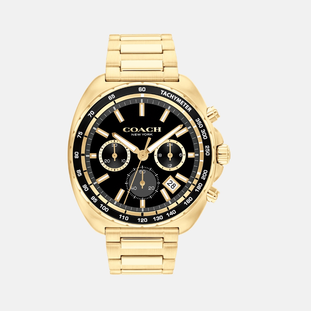 Coach Charter Black - Jam Tangan Pria