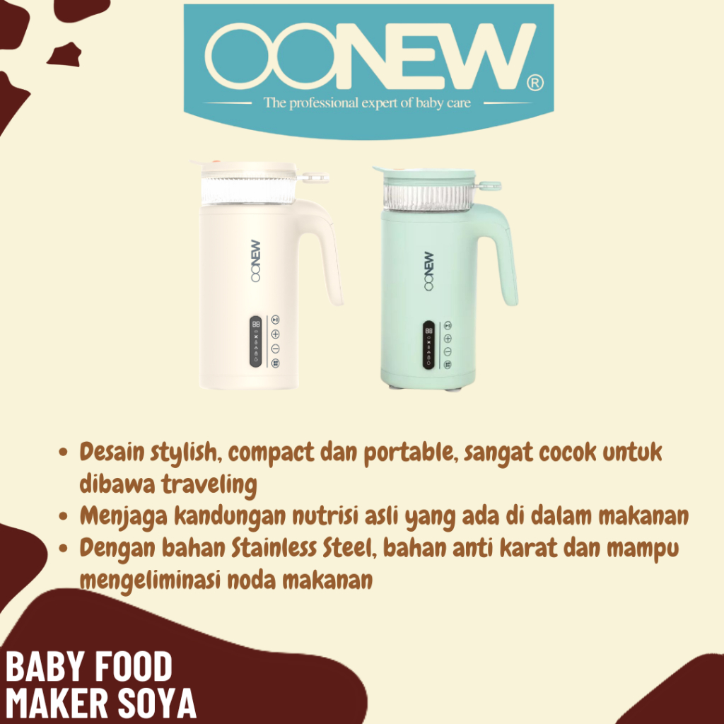 Oonew Baby Food Maker Soya
