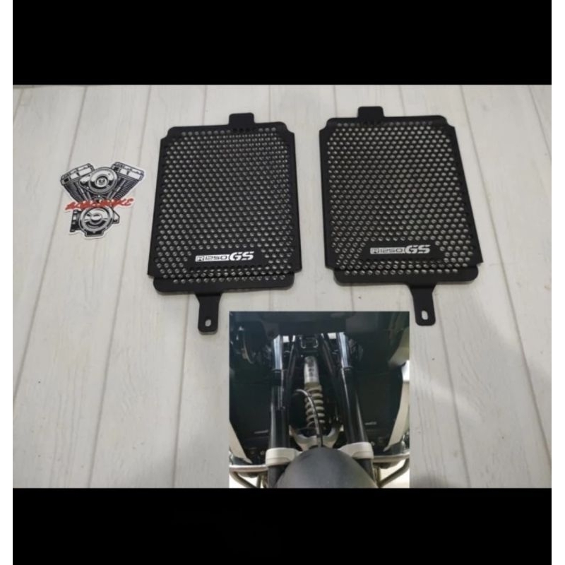 radiator guard bmw GS 1250 grill radiator bmw GS Hitam