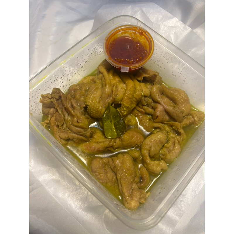 

Kulit ungkep bumbu kuning Siap Goreng HALAL