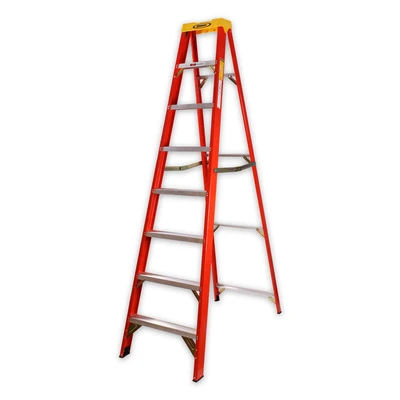 Krisbow Tangga PLN Lipat Ekstensi Fiberglass 2.4 Meter 8 Step Ladder
