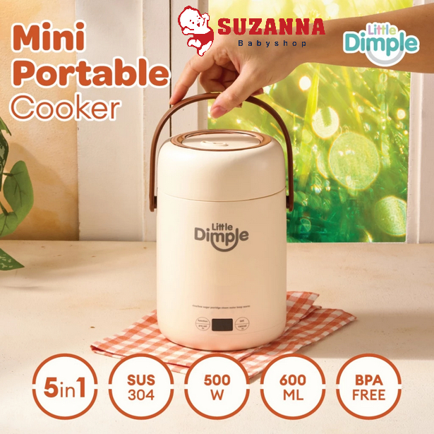Little Dimple Mini Portable Cooker - Alat Masak Mpasi // Rice Cooker
