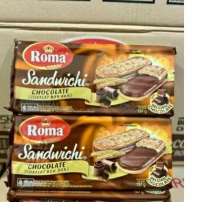 

Roma sandwich coklat 108grm perpcs